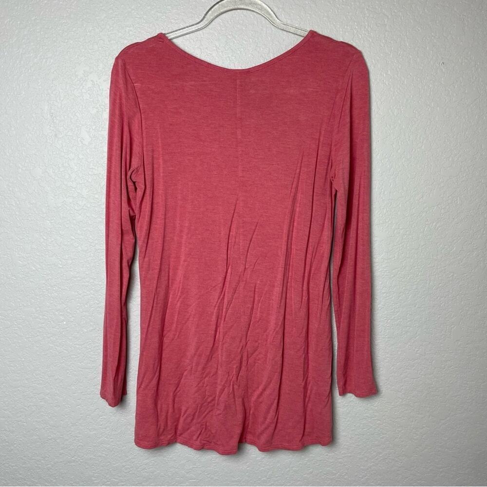 KENAR Scoopneck Sherbert Stretchy Hi Lo Top Size M - Picture 3 of 7
